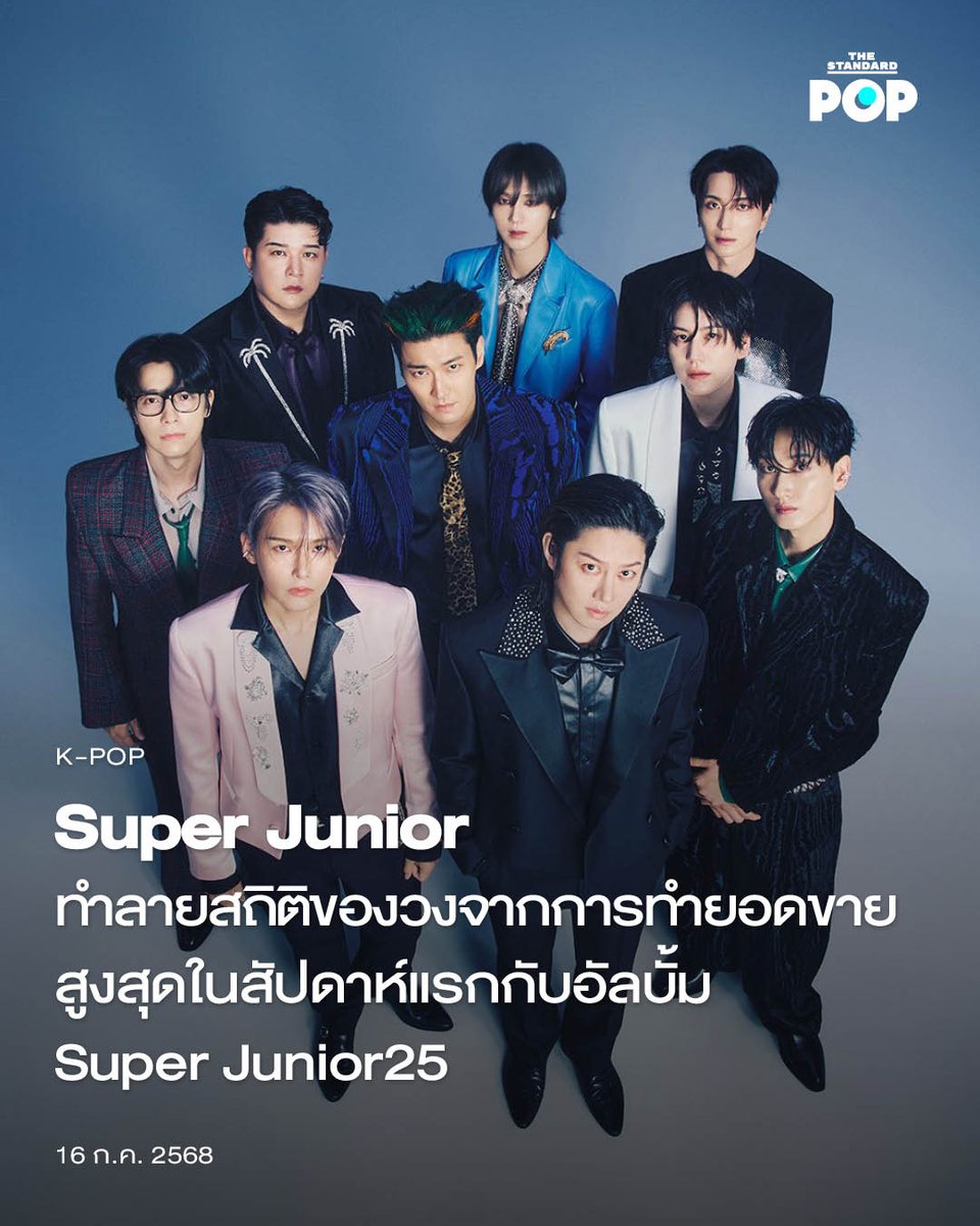 Super Junior ทำลายสถิติของวงจากการทำยอดขายสูงสุดในสัปดาห์แรกกับอัลบั้ม Super Junior25

หลังจากในช่วงสัปดาห์ที่ผ่านมา Super Junior กลับมาคัมแบ็กอีกครั้งกับอัลบั้มใหม่ Super Junior25 ซึ่งไม่เพียงเป็นอัลบั้มเต็มชุดที่ 12 เท่านั้น แต่ยังเป็นผลงานเฉลิมฉลองวาระครบรอบ 20