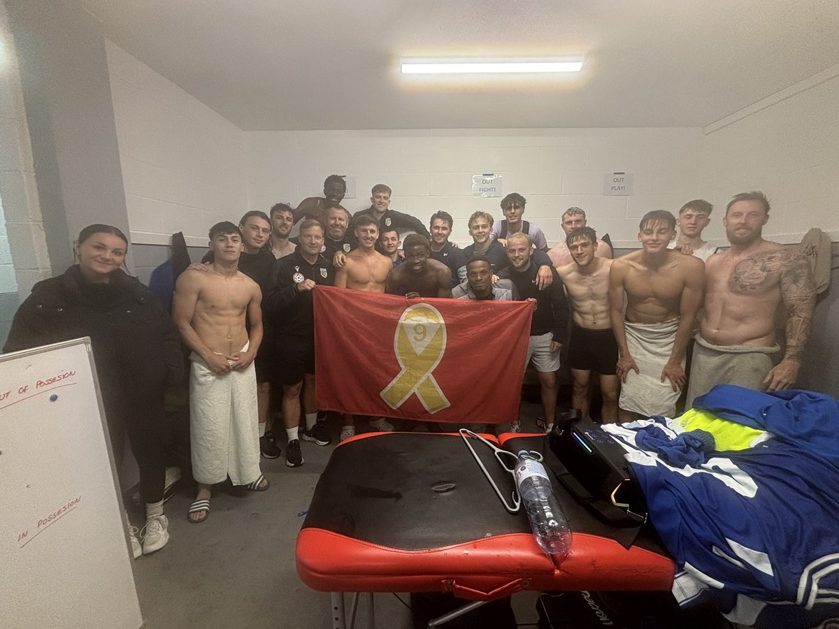 “We stand together” with the Jenkinson family for Owen, brother of our player Will <a href="/frickleyafc/">Frickley Athletic FC</a> 💙💪🏻