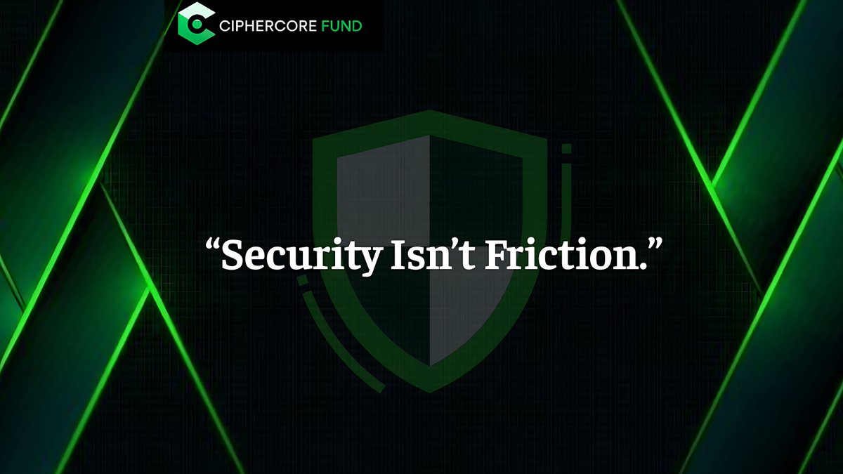 CipherCore_fund's tweet image. 🧠 Mindset Shift: Security ≠ Friction

Still think security slows UX?

Bad security is bad UX.
Good security disappears - until you need it.
Great security?
It protects users before they realize they’re at risk.

In Web3, defaults matter.
#CipherCore #Web3Security