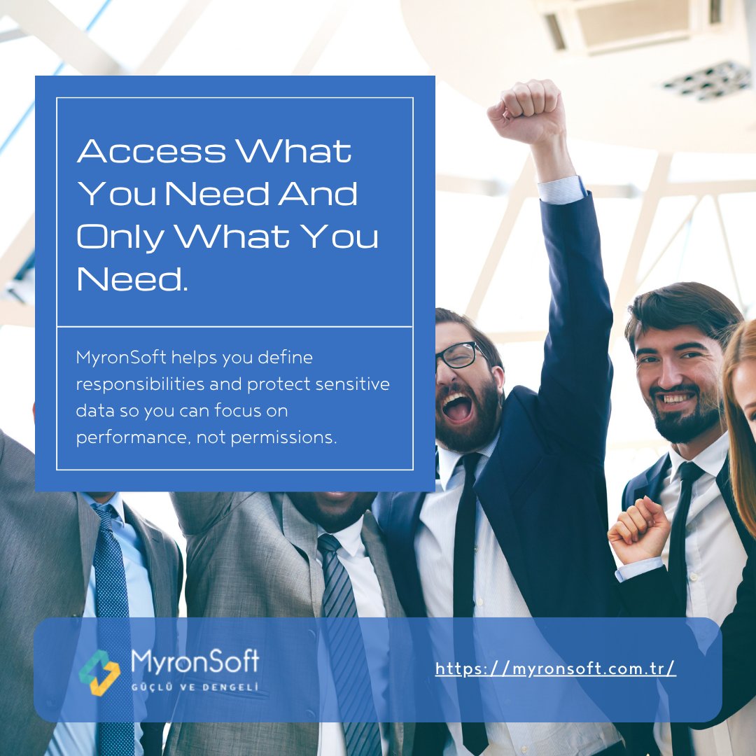 myronsoft's tweet image. Access What You Need And Only What You Need.

myronsoft.com.tr/en

#RoleBasedAccess #ERPSecurity #BusinessCentral #Dynamics365 #AccessControl #DataProtection #UserRoles #SecureERP #CyberSecurity #ERPConsulting #MyronSoft #DigitalWorkplace #RoleManagement #ERPusers