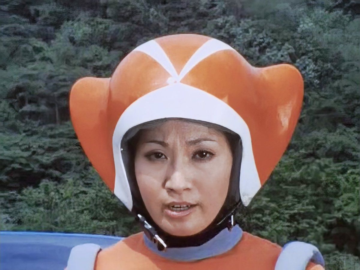 トリプルファイター女性隊員 昭和特撮美女列伝 『トリプルファイター』 早瀬ユリ(オレンジ