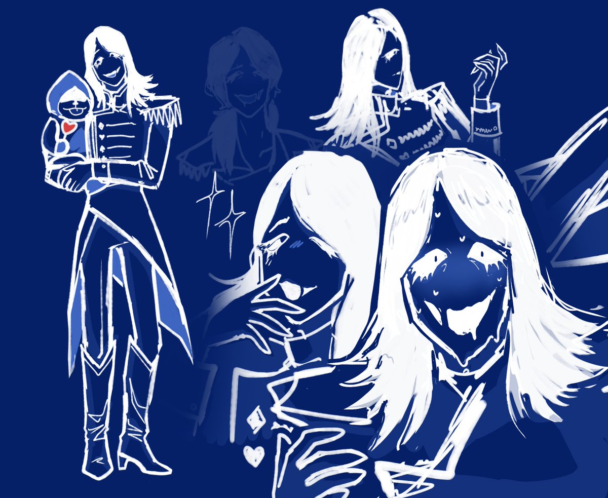 He made something in me snap. Anyways. Dadrouxls propaganda.

#DELTARUNE #RouxlsKaard #Lancer