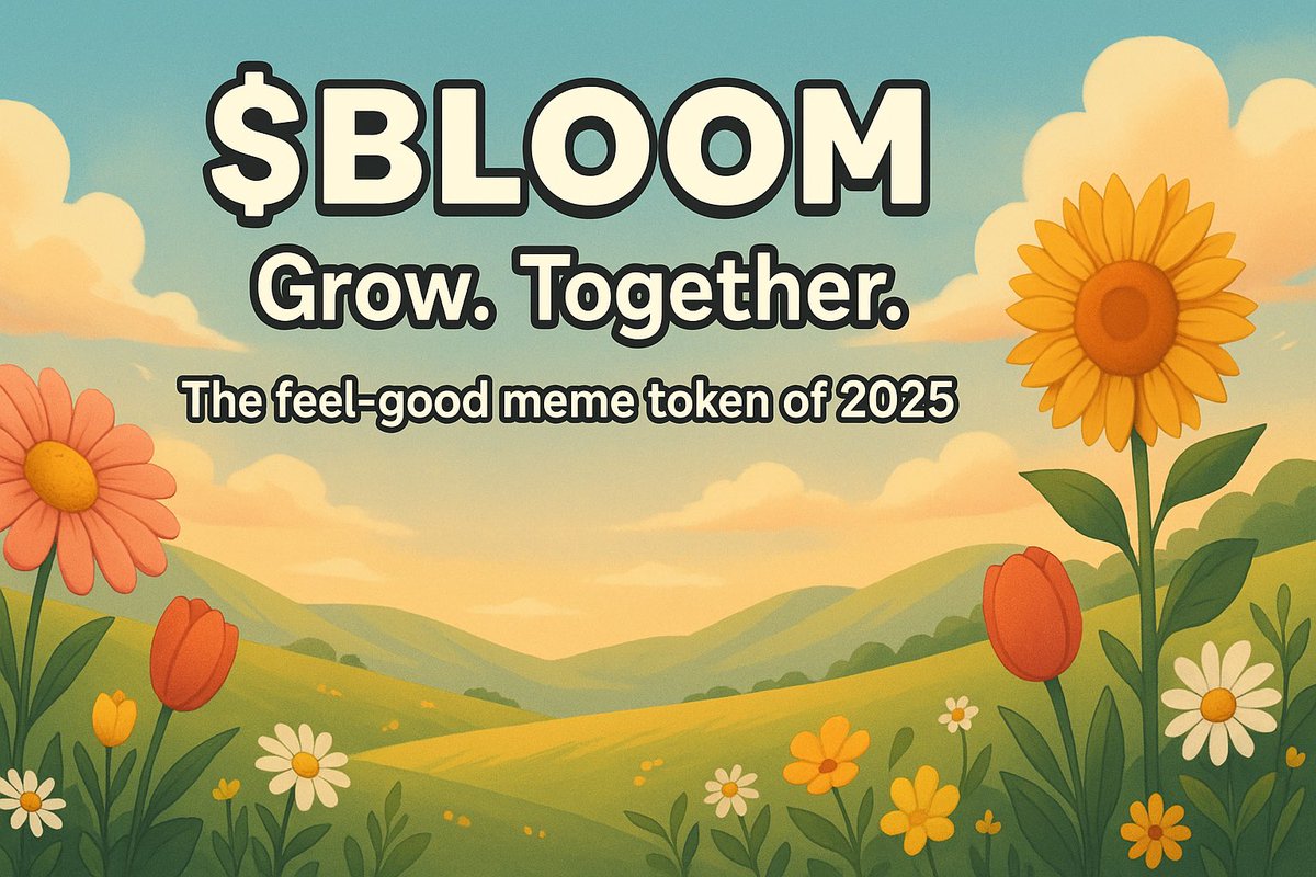 bloomzxpage's tweet image. $BLOOM is paying you to vibe 🌸
•40,000 free $Bloom tokens
•Buy a sprout
•water sprout and Earn daily rewards
Airdrop is live.
Get yours now + invite your crew.
Grow your garden → bloomz.app