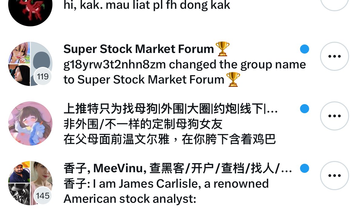 replaxing's tweet photo. gusie.. maaf ya kalau aku sangat slow response untuk balas DM karna nyampur banget sama sp4m seperti ini T___T https://t.co/C2kgXhlMTW