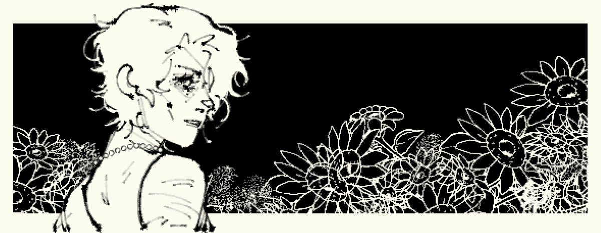 malewife in a field of sunflowers #fearandhungertermina