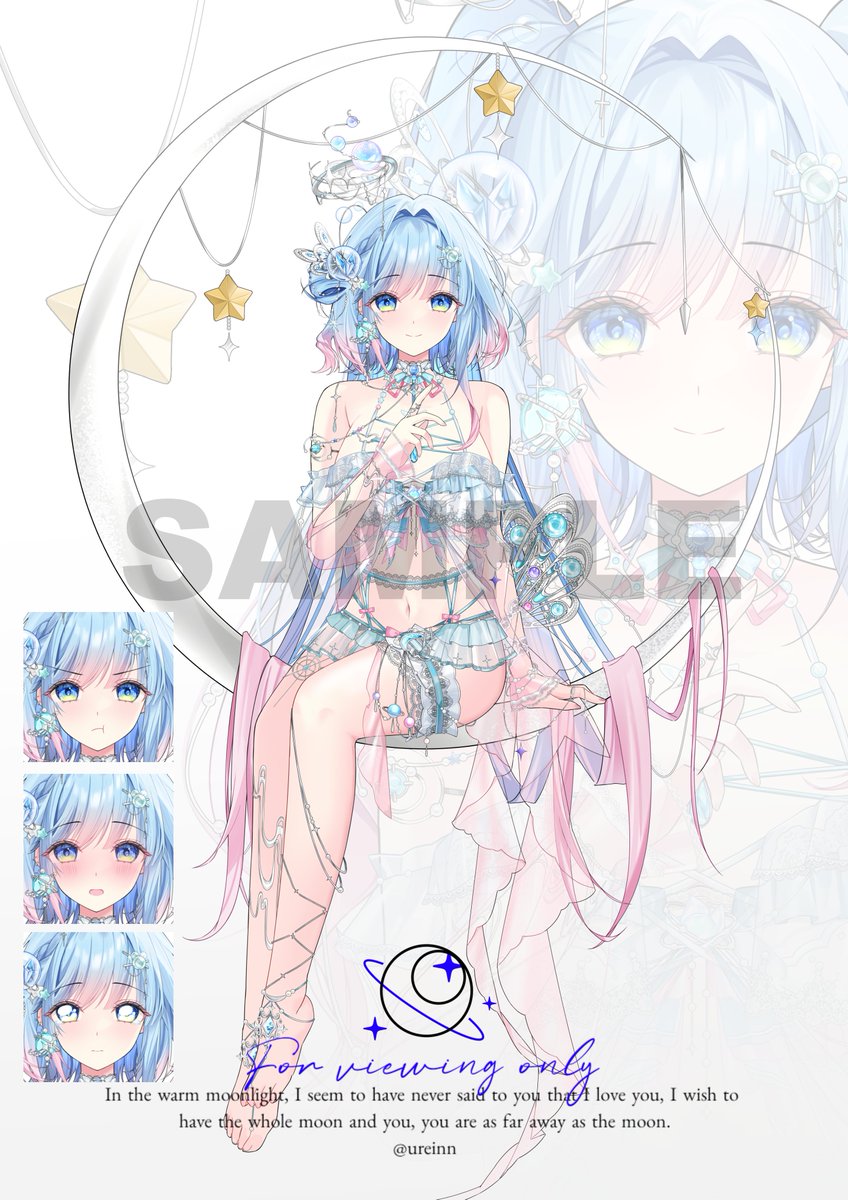 ureinnn_'s tweet image. 【実績公開】この度、BILIBILIで活動しているのVTuber「星月璃り」さんの
✨四周年記念衣装✨を担当させていただきました!
※衣装デザイン案は他の方によるものです。
大切な節目に携わることができ、とても光栄です🌙