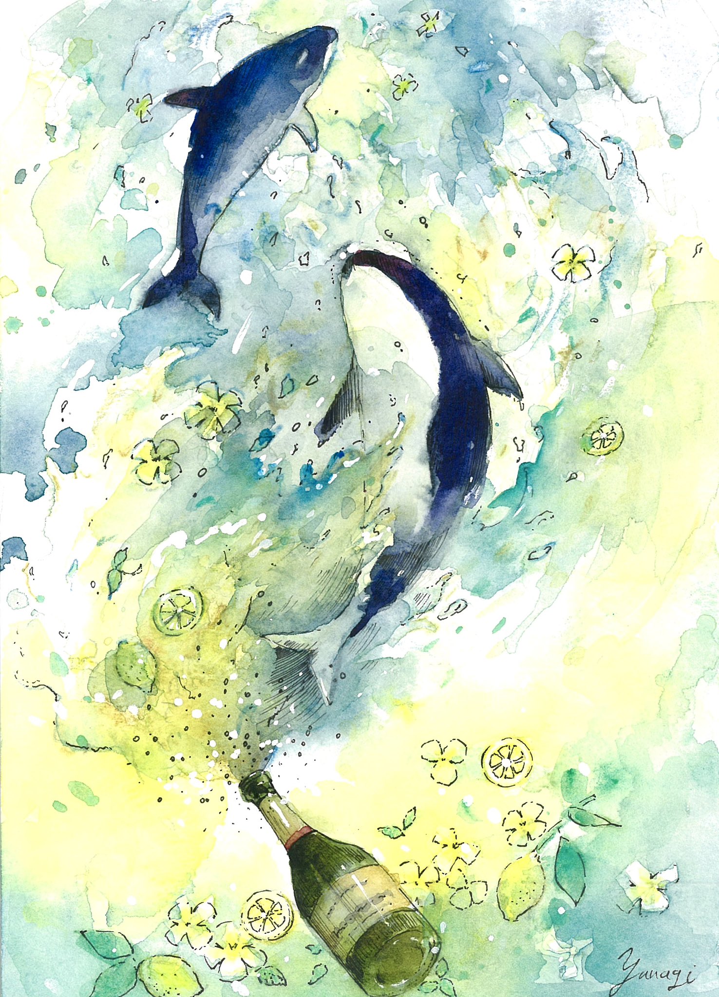 水彩画　Innertrip　s−2 柳@水彩 on X: 