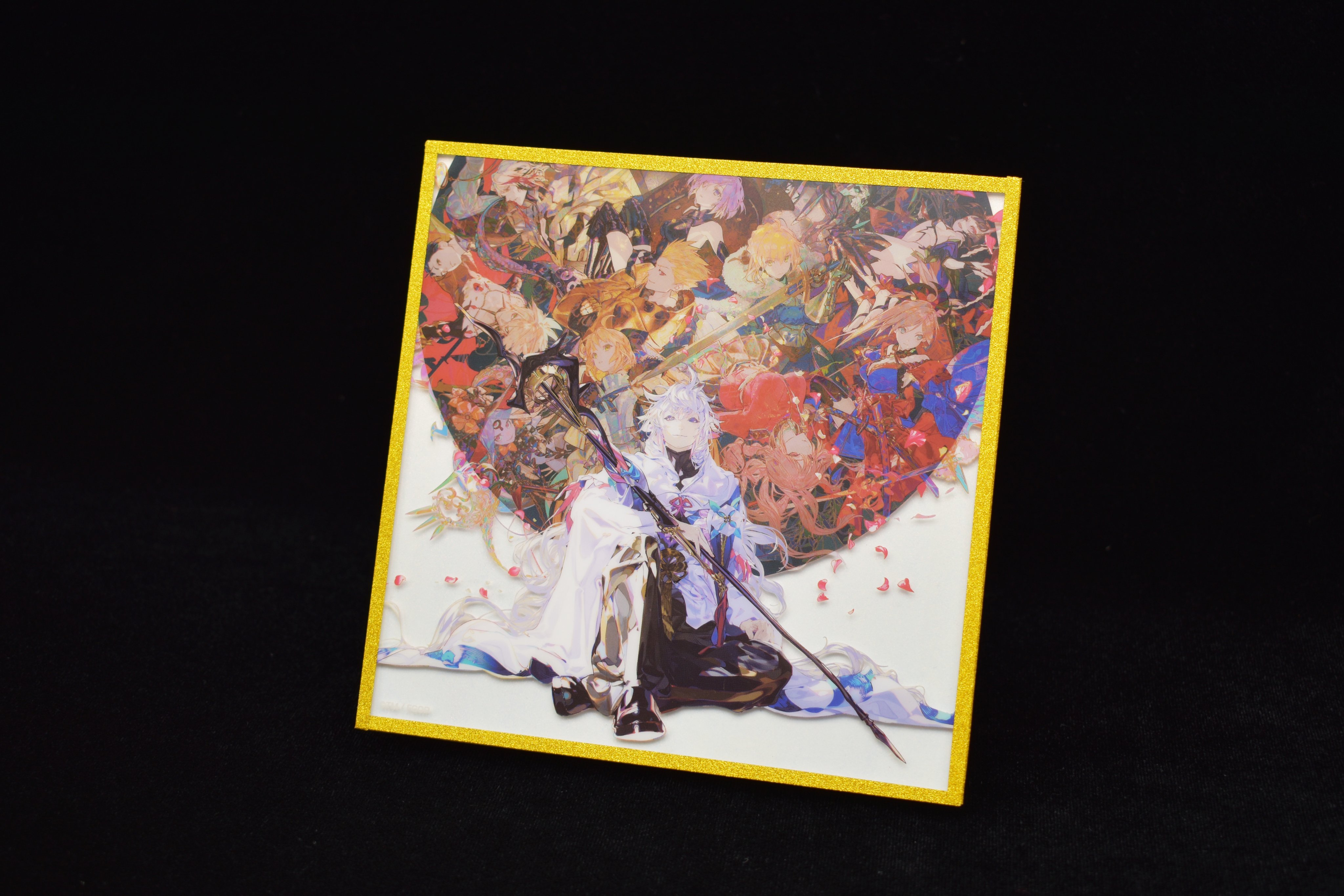 Fate Grand Order 最終再臨展 限定 特典 グリッターアクリル色紙 FGO 最終再臨展 グッズ付きチケット 特典 グリッターアクリル