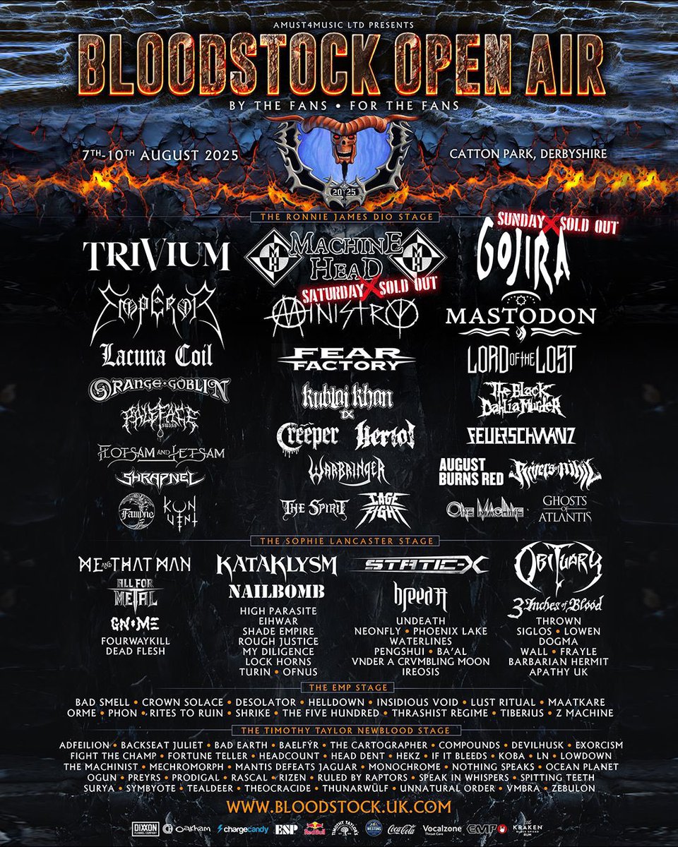 BLOODSTOCK

Creeper play The Ronnie James Dio Stage at 2:55PM on Saturday 9th August

Come witness the Mistress Of Death decapitate up close and personal

 - Darcia