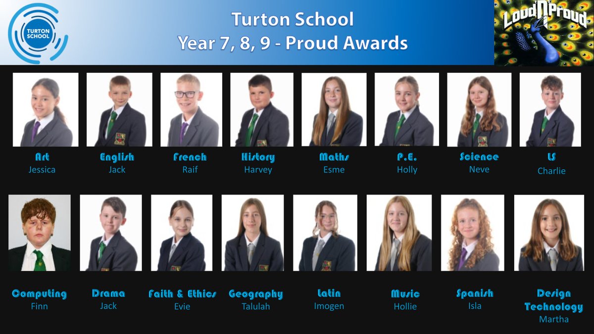 As we come to the end of the Summer Term, it's time to celebrate our final PROUD Awards. This term, our students have shown remarkable focus, determination, and resilience — especially as they prepared for &amp; tackled their end-of-year assessments. You’ve made us incredibly PROUD!