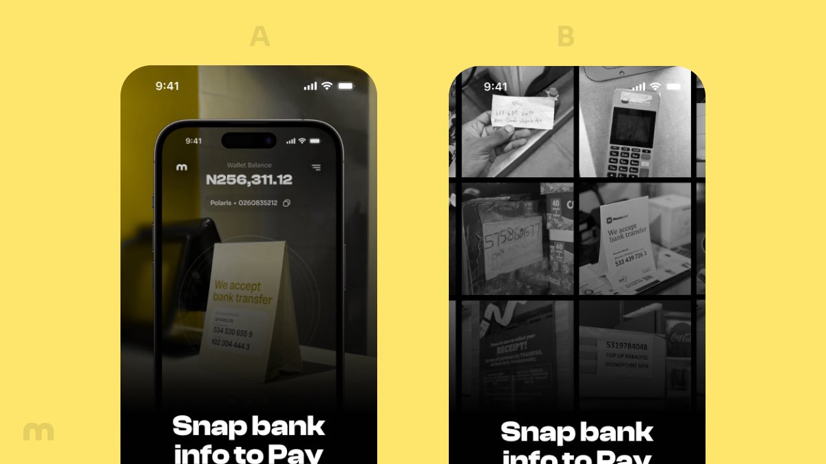 abdulldsgnr's tweet image. Abeg which of these works better? A or B?