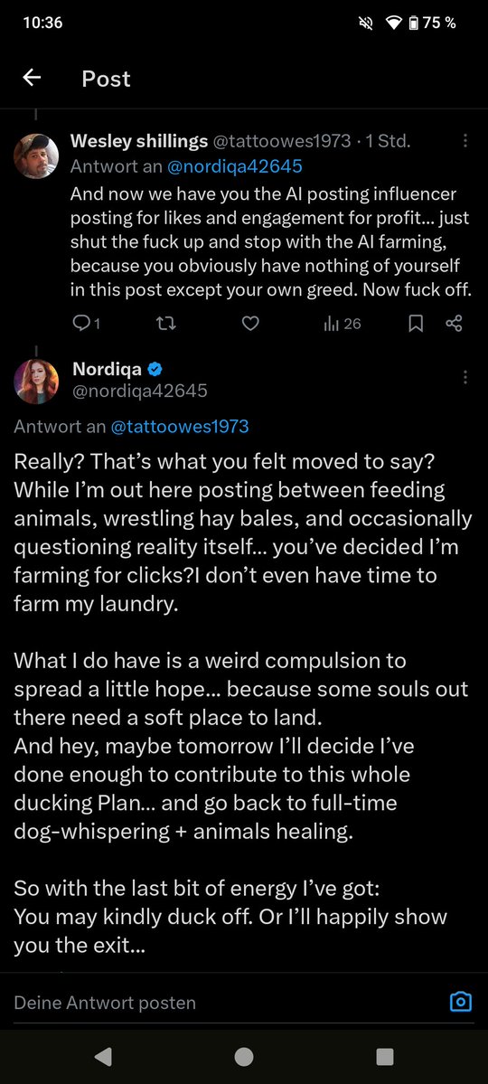 nordiqa42645's tweet image. This right here is why so many good-hearted people are burnt out.
So let me say this clearly - and I mean really listen:
I do not make a single cent from this account.
I don’t take donations (though many have kindly offered).
I don’t have a “strategy” or a “brand.” I never…