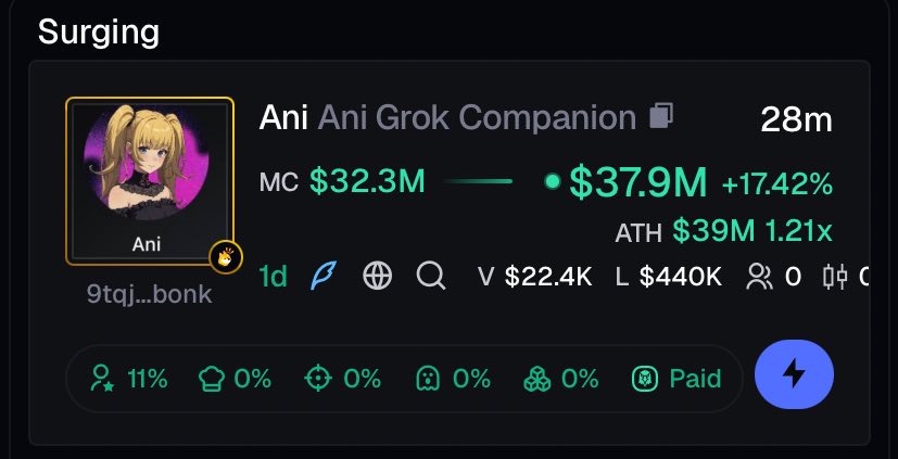 $ani 🚀🚀🚀

İşlemlerimiz güzel gidiyo düşük bakiyeli dostlar takipte kalın bütün işlemleri atacağım güvenli bi şekilde alacağız işlemleri 
e posta ile kayıt olun ufak miktar deposit edin 20-100 dolar arası ilk hedef 10x 

Şuan %20 koyduk 🚀🚀
👇👇👇
axiom.trade/@onlinesol