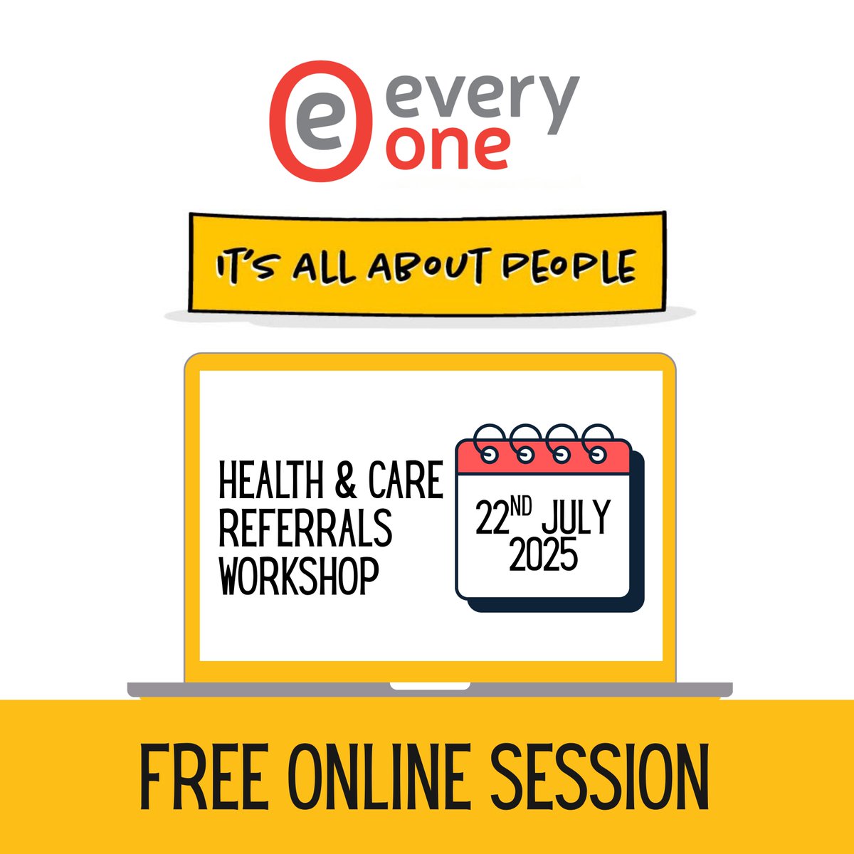 The Referral Maze...22nd July 2025 👨

Join us for a thought-provoking #workshop that examines the often frustrating world of #health and #care #referrals 💭

Join our very own Vicky...
⏰ 12pm – 1pm
📍 Register for the online event today 👉 bit.ly/the-referral-m…

#healthcare