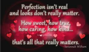 What matters...