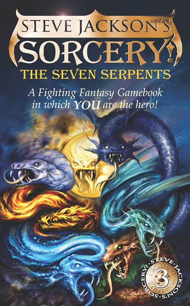fightingfantasy's tweet image. Happy World Snake Day! fightingfantasy.com/sorcery-3-the-… @stevejacksonuk #sorcery #thesevenserpents #fightingfantasy #fightingfantasygamebooks #gamebooks #worldsnakeday🐍