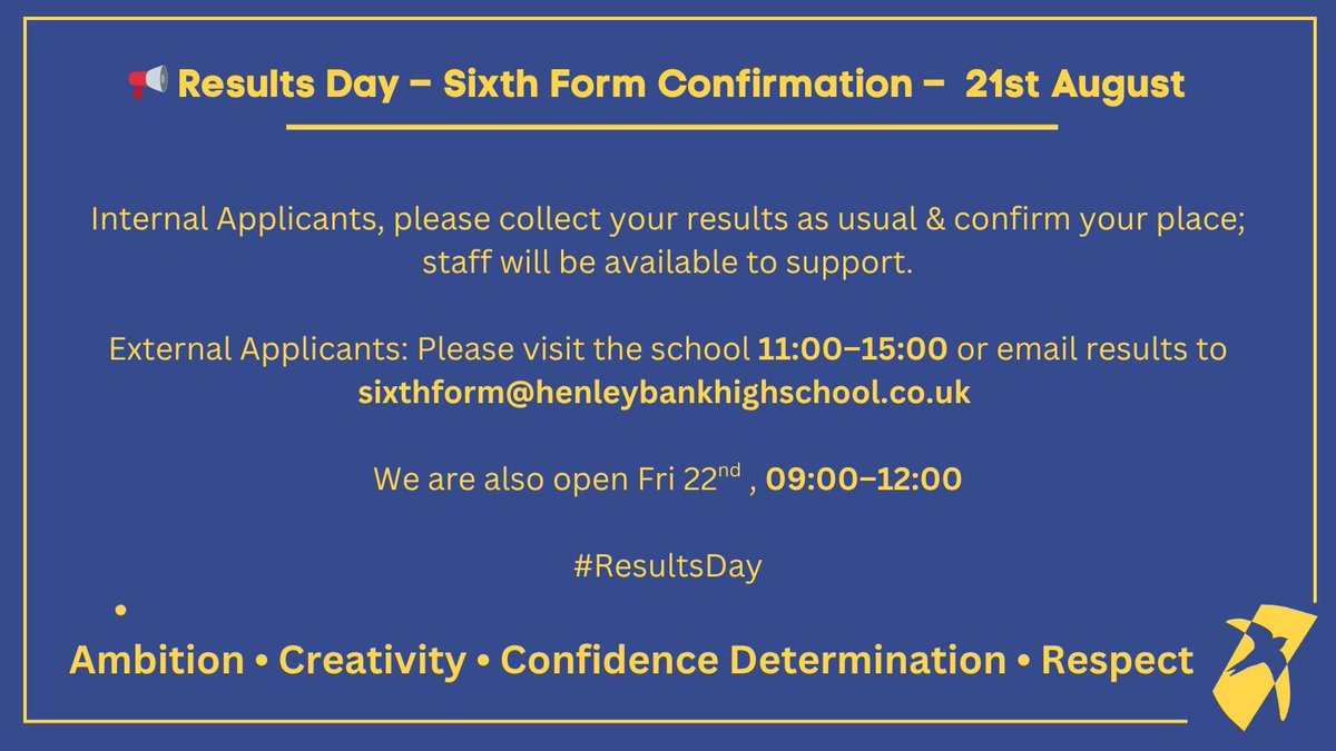 Henley Bank High School (@henleybankhigh) on Twitter photo 