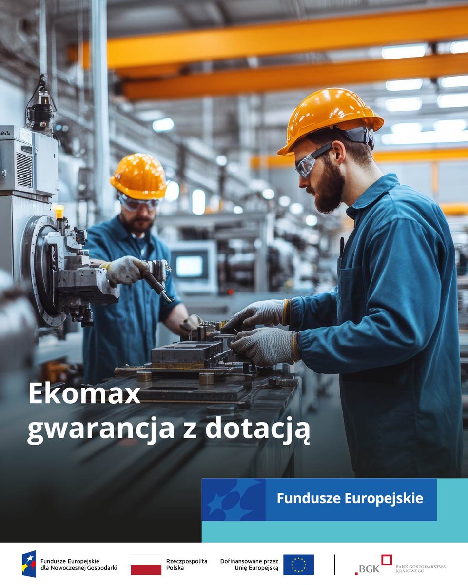 BGK_pl's tweet image. Chcesz zmodernizować lub wymienić linię produkcyjną, maszyny bądź urządzenia w swojej firmie i zmniejszyć zużycie energii?
Pamiętaj o bezpłatnej gwarancji Ekomax z dotacją, która jest wsparciem w kredytowaniu takich właśnie inwestycji.
Dowiedz się więcej 👉…
