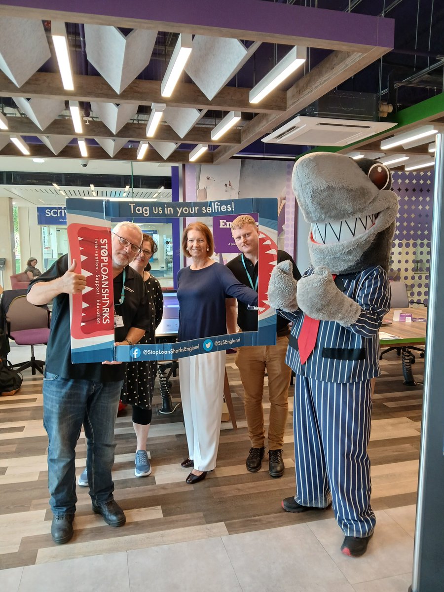 Op Sharknet is in full swing in Milton Keynes!
We’re raising awareness about loan sharks &amp; how to get help if you’ve been affected.  Catch us this week.
Need support? Call 0300 555 2222
#StopLoanSharks
