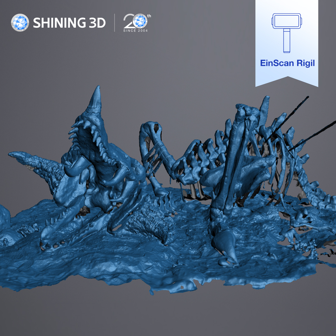 Shining3D's tweet image. EinScan Rigil: High-fidelity texture 3D scanning, even in low-light conditions.
-Scan Resolution: 3mm
-Scanning Mode: IR
-Hybrid Alignment: Feature+Texture
🔗 Check out the scan data:
hubs.ly/Q03xqKYX0
#3DScanning #EinScanRigil #InfraredScan #DigitalArts #SHINING3D