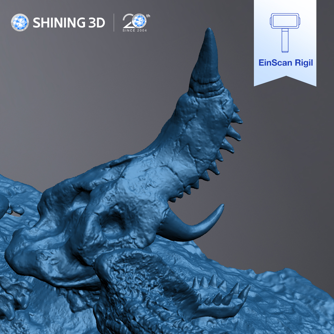 Shining3D's tweet image. EinScan Rigil: High-fidelity texture 3D scanning, even in low-light conditions.
-Scan Resolution: 3mm
-Scanning Mode: IR
-Hybrid Alignment: Feature+Texture
🔗 Check out the scan data:
hubs.ly/Q03xqKYX0
#3DScanning #EinScanRigil #InfraredScan #DigitalArts #SHINING3D