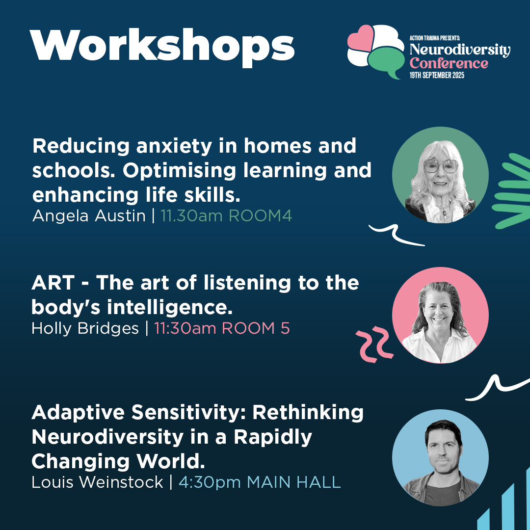 💡 Explore a range of workshops at the Neurodiversity Conference 2025!

🚀 Take your learning to the next level with engaging workshops that blend insight with practical application

📍 Crowne Plaza Hotel, Belfast
📆September 19, 2025
🎟️Tickets: bit.ly/4dL9ud2