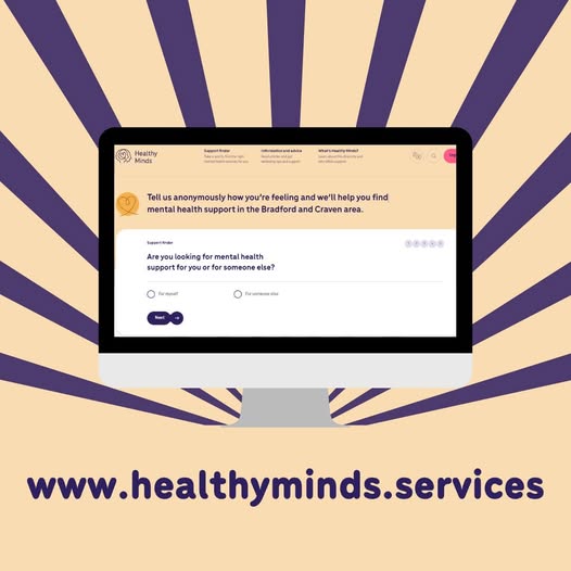 Bradford District Craven Health & Care Partnership (@actasonebdc) on Twitter photo Have you used the Support finder?
Tell us anonymously how you or someone else is feeling and we’ll help you find mental health support in the #Bradford District and #Craven area.
Visit orlo.uk/PVqCH and try it for yourself. Have you used the Support finder?
Tell us anonymously how you or someone else is feeling and we’ll help you find mental health support in the #Bradford District and #Craven area.
Visit orlo.uk/PVqCH and try it for yourself.