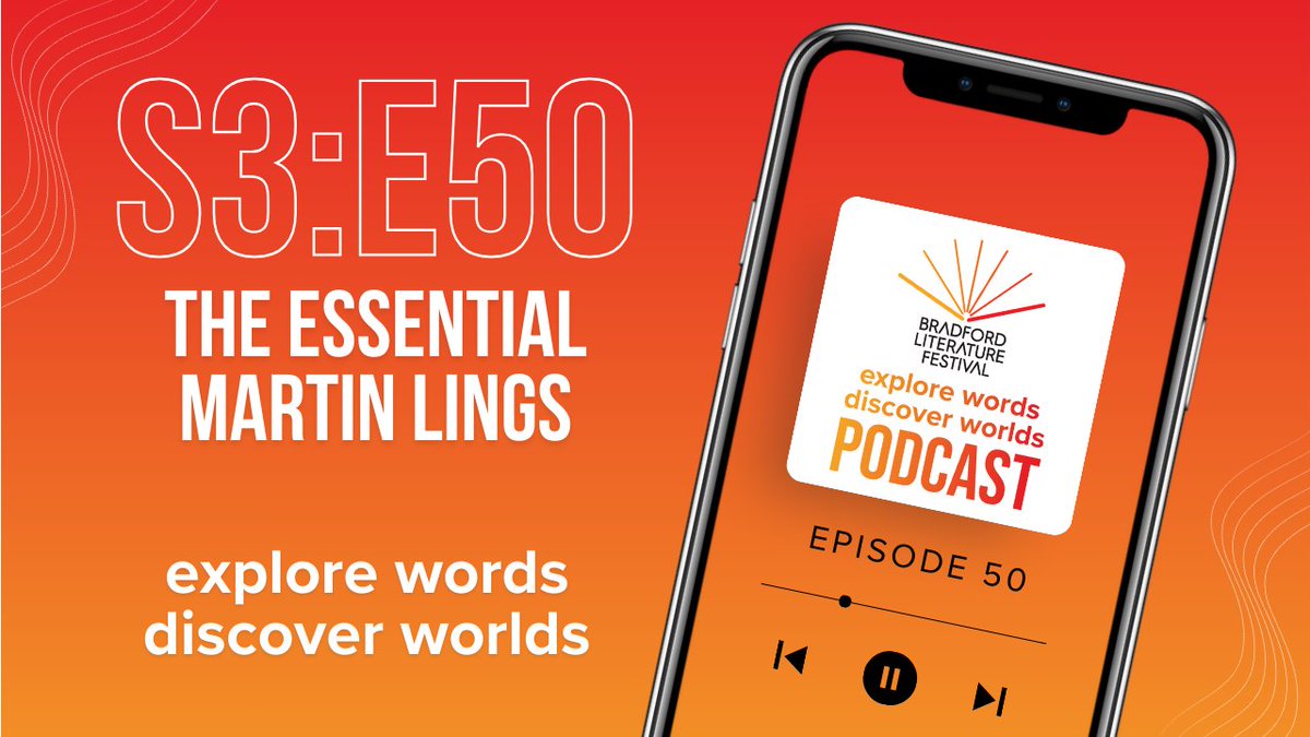 BradfordLitFest's tweet image. Discover the essential writings of the late scholar, Martin Lings, curated by Dr Reza Shah-Kazemi.
New podcast episodes every week. Listen via the link in our bio: 🎧
linktr.ee/bradfordlitfest
#BradfordLitFest #MartinLings #Bookstagram #Podcast