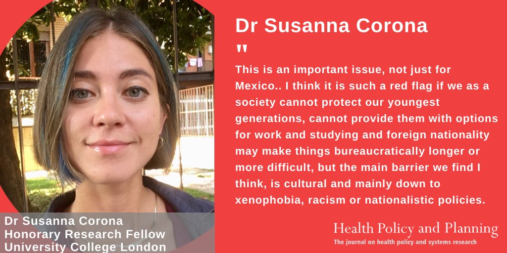 HPP_LSHTM's tweet image. NEW PODCAST OUT! 📢With lead author @susannacoronam discussing this newly published article on &apos;Protecting unaccompanied #migrantyouth in transit through #Mexico: frontline perspectives on appropriate policy implementation&apos;

Take 15 mins now! bit.ly/3Ixg5w7
@thewrittenro