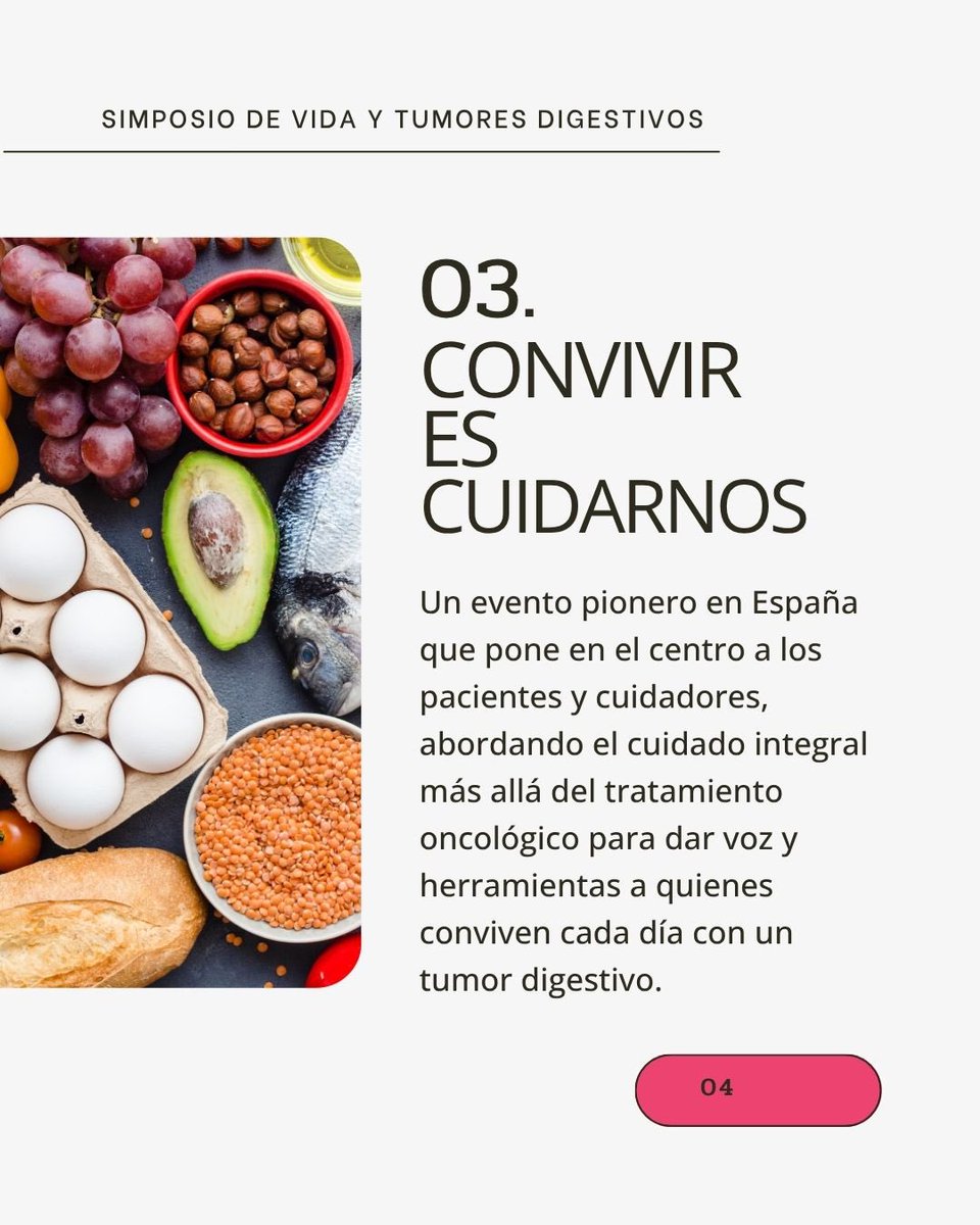 Asociación de Tumores de Vías Biliares (@atuvibi) on Twitter photo 🔜 Te esperamos en ConVivir 2025: simposio de Vida y Tumores Digestivos.
✨ Si eres paciente o cuidador de una persona con un tumor digestivo, y estás interesado en el cuidado integral del paciente oncológico, este simposio es para ti.
👉 Organizado por <a href="/atuvibi/">Asociación de Tumores de Vías Biliares</a> <a href="/ACanPan/">ACanPan</a> 🔜 Te esperamos en ConVivir 2025: simposio de Vida y Tumores Digestivos.
✨ Si eres paciente o cuidador de una persona con un tumor digestivo, y estás interesado en el cuidado integral del paciente oncológico, este simposio es para ti.
👉 Organizado por <a href="/atuvibi/">Asociación de Tumores de Vías Biliares</a> <a href="/ACanPan/">ACanPan</a>