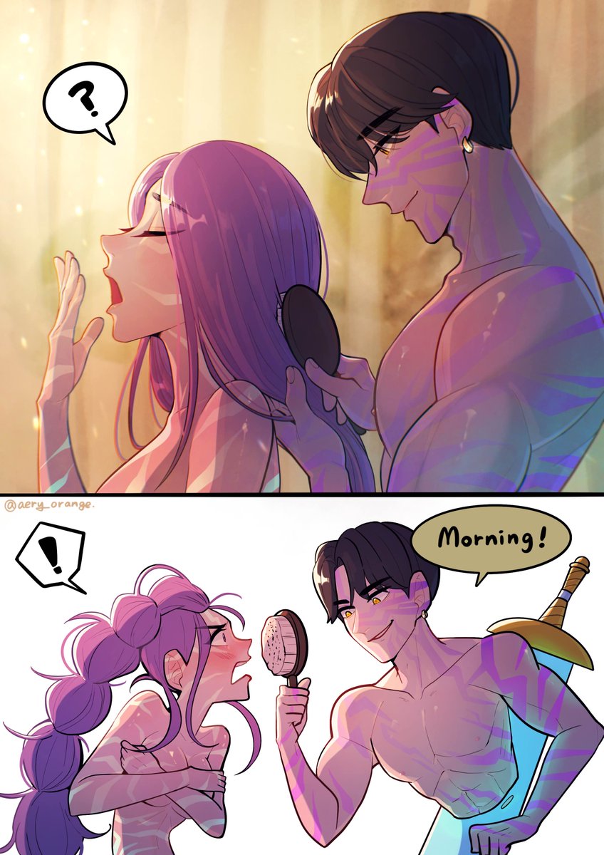 aery_orange's tweet image. And they lived happily ever after 🥰
#kpopdemonhunters #rujinu