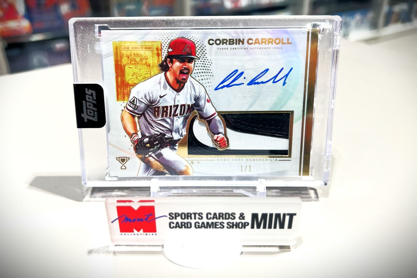 topps コービン　キャロル 直筆サイン入りトレカ コービン・キャロル MLB topps2025 series1コービンキャロル サインカード 25シリ｜Yahoo