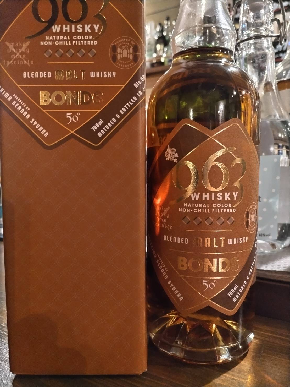 963 BONDS ウイスキー 963 BONDS (NEW) ボンズ ブレンデット モルトウイスキー 700ml