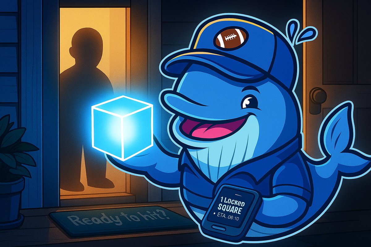 WhaleSquares's tweet image. Package delivered: ✅
Item: 1 locked square
ETA to chaos: 06:10
Signature required: Only if it hits