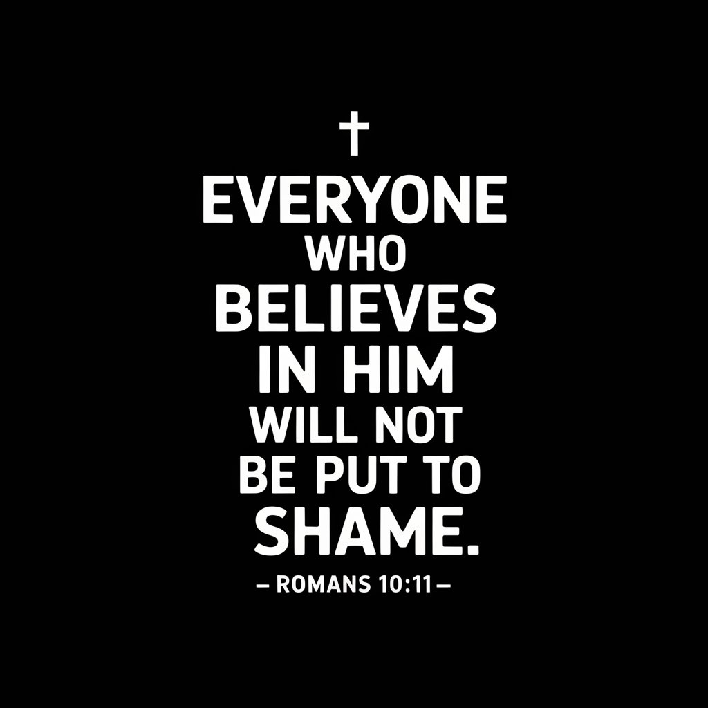 FaithfulRefle25's tweet image. “Everyone who believes in Him will not be put to shame.” – Romans 10:11

Faith in Jesus silences shame.
You’re not defined by your past, but by His grace.
Believe. Stand firm. You are never forsaken. 🙏

\#Romans1011 #Unashamed #GraceOverShame #FaithInJesus
