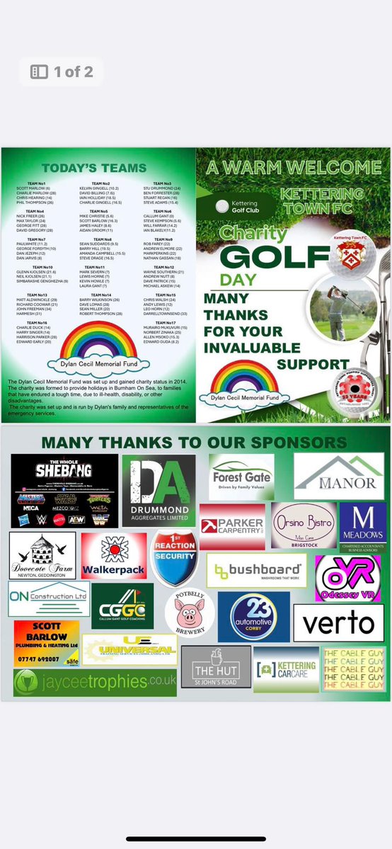 poppiestrust's tweet image. It’s the 2025 Poppies Golf Day - and we say a massive thanks to all the players and our amazing sponsors.
Your support of today’s event is so much appreciated ❤️🏌️♂️