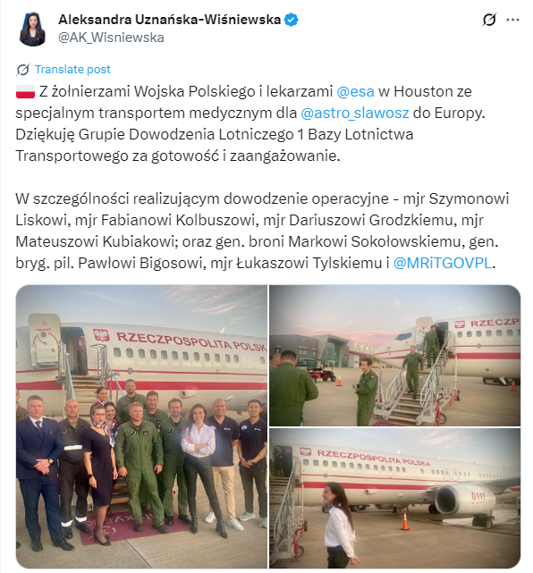 Polityk PO i prywatnie żona Uznańskiego za publiczne pieniądze robi sobie piar na mężu wykorzystując do tego Wojsko Polskie.

Gdyby coś takiego sie zdarzyło za PiS, to wycie byłoby niewiarygodne i tworzona nowa afera na miarę "afery" Funduszu Sprawiedliwości.

Co to jest w ogóle?