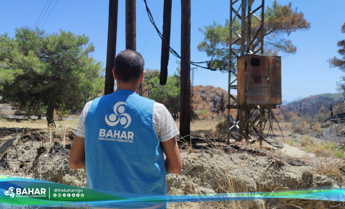 thebaharngo's tweet image. #Bahar Organization is conducting a rapid #NeedsAssessment in rural #Latakia after the massive #fires triggered large-scale displacement. Urgent support is needed for #Shelter, #Food, #CleanWater & #Health. We continue our field response to support affected families. #Syria…