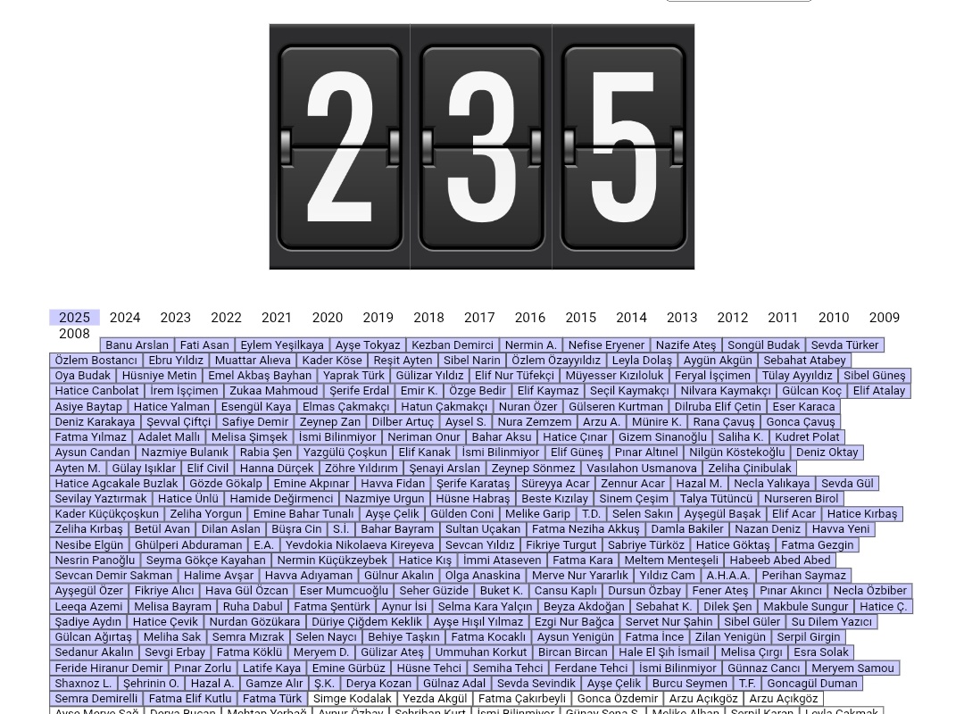 2025 yılının sadece ilk 7 ayında 235 KADIN KATLEDİLDİ
145 KADIN Şüpheli şekilde ölü bulundu.
Ya sırada ki sizseniz?
SUSMA ALIŞMA
#KadınCinayetleriPolitiktir