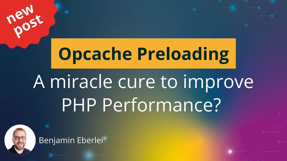 Thinking of enabling OPcache Preloading in PHP for extra speed?

It can boost performance—but only in the right setups. For many apps, the gain is tiny. For fast, high-throughput APIs? It might be worth it.

We break it down - read the full post! tideways.com/profiler/blog/…
