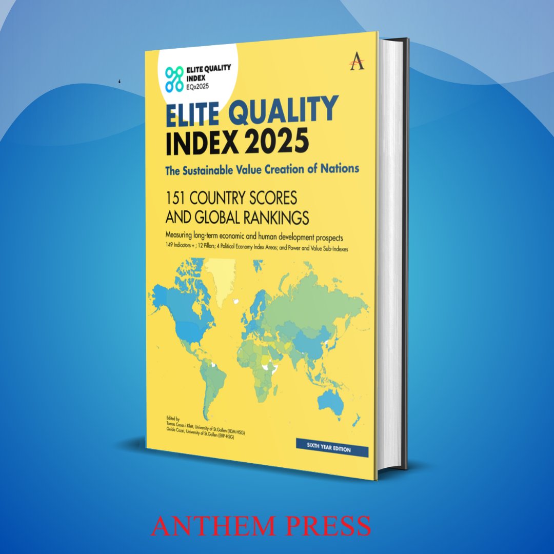 Read Now! The leading global political economy index, is a comparative ranking measuring the sustainability of nations that assesses whether elites create value and expand a nation’s knowledge capabilities➡️tinyurl.com/bddf2mhw #TomasCasasiKlett  <a href="/GuidoCozzi/">Guido Cozzi</a>  #AnthemPress