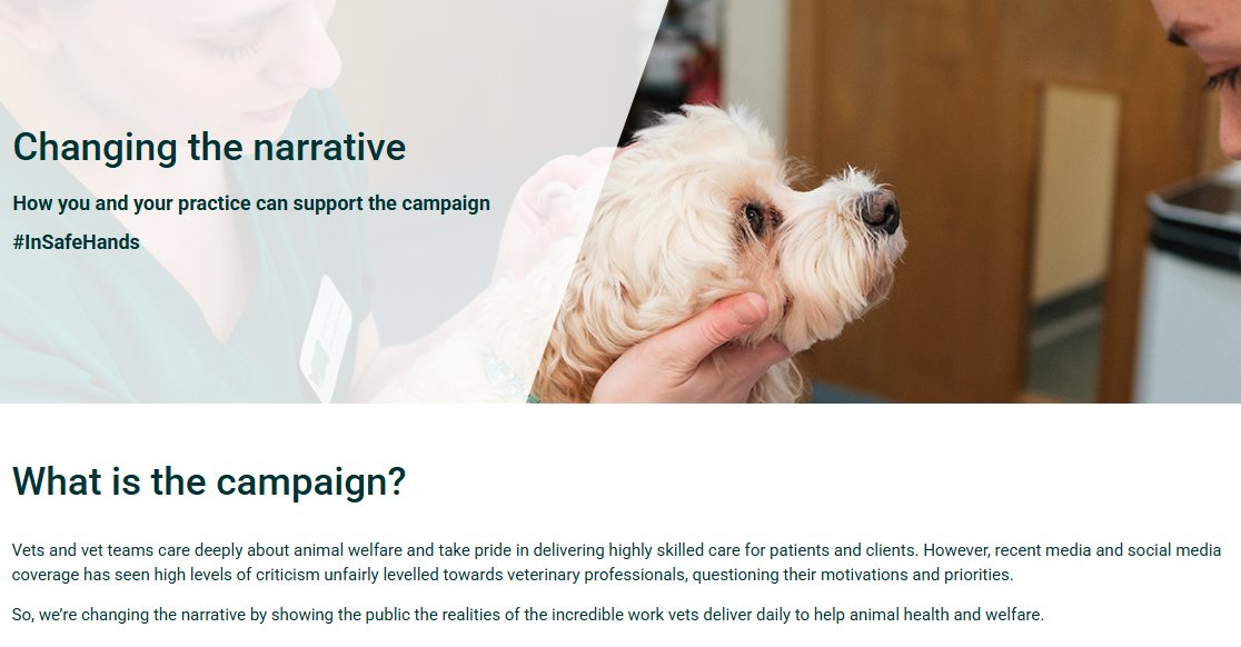 SheepVetsoc's tweet image. .@BritishVets Changing the narrative campaign.
Vets and vet teams care deeply about animal welfare and take pride in delivering highly skilled care for patients and clients.
bva.co.uk/take-action/ch…
#InSafeHands