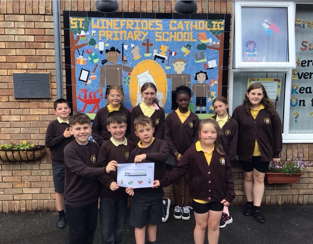 stwinsholywell's tweet image. We are delighted to have achieved our Live Simply award for living simply, sustainably and in solidarity. We are proud to be the first school in the Wrexham Diocese to achieve this and are looking forward to continuing our journey 🌏🤝❤️⭐️ @CAFODNorthWales @CAFODSchools @CAFOD