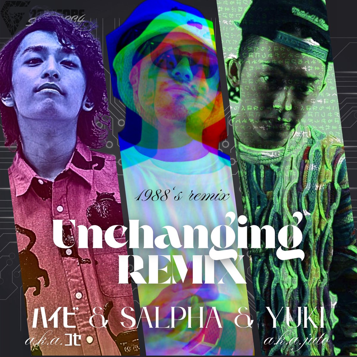 オリジナル＆リミックスのリリースイベントも開催決定！！！

Original ver.
「Unchanging feat.空也MC &amp; 哲平 / GANMA」
linkco.re/bSRdrdq3

Remix ver.
「Unchanging(88's REMIX) / ハイビ a.k.a.コセ &amp; SALPHA &amp; Yuki a.k.a.Juto」
linkco.re/3YaFACTT