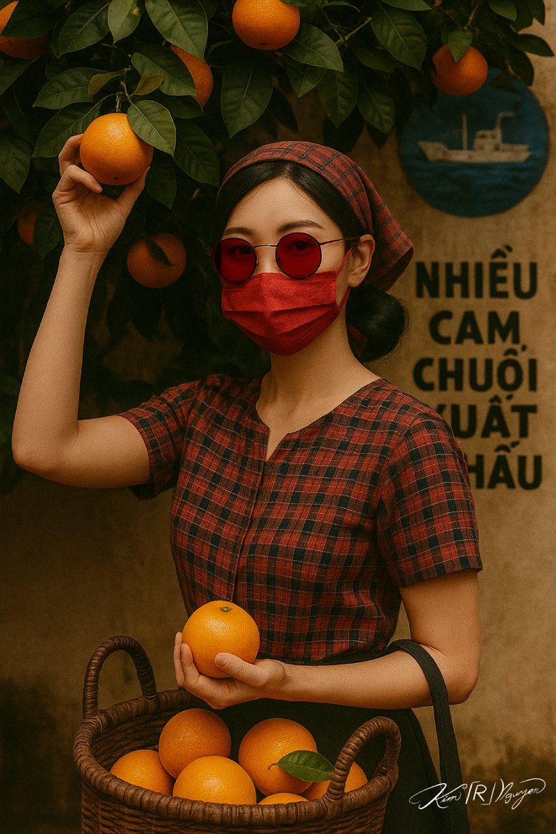 Kim_R_Nguyen's tweet photo. "NHIỀU CAM CHUỐI XUẤT KHẨU"

🌿 Giữa vườn cam ngọt ngào, mình hái từng trái cam đầy ắp yêu thương.
Xuất khẩu không chỉ là công việc – đó là niềm tự hào của người Việt! 💪🍊
Hãy cùng nhau lan tỏa hương vị Việt Nam ra khắp thế giới nhé! 🌏💖

#NhiềuCam https://t.co/H7qsaVdXgy