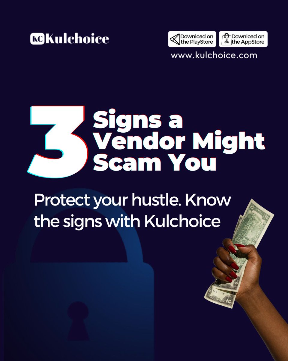 kulchoice's tweet photo. Fake rates. 🤧

Last-minute excuses. 😭

Screenshot requests.💀

Scammers have tactics, but KulChoice has solutions.

Here’s how to protect yourself when trading online.

Make the koolest choice at https://t.co/WgI1TtUiLr https://t.co/1Y5kax0AKe