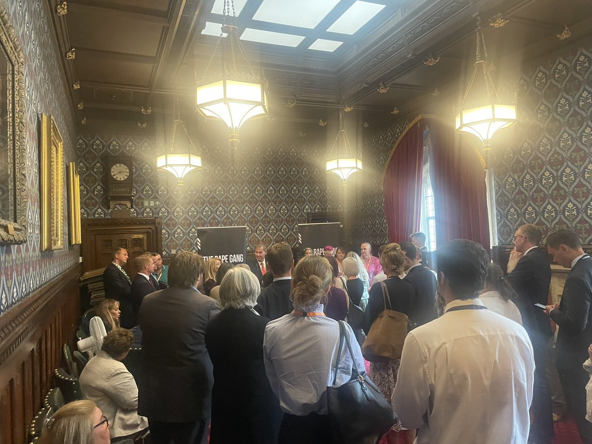 Yesterday, rape gang victims from across the country met MPs in Parliament to highlight their injustices. 

They included women from London, who spoke to me emotionally about their sexual abuse and their anger at Sadiq Khan for disgustingly ignoring them. 

They deserve justice.