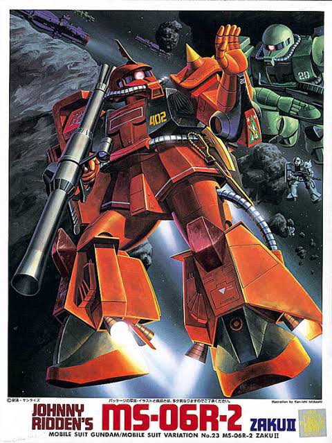 イニブのジョニザク新規絵、旧キットの箱絵っぽさを感じられて非常に