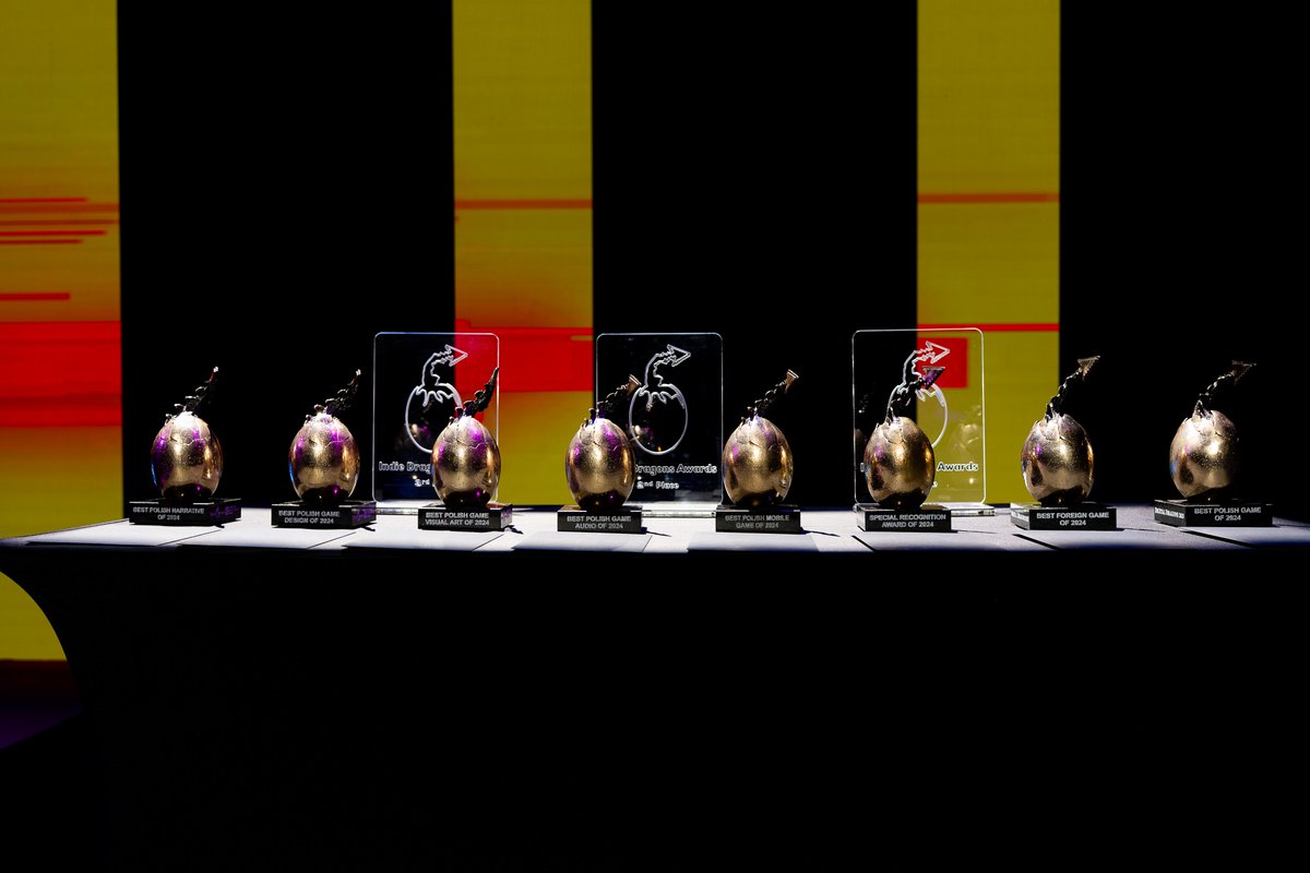 Digital_Dragons's tweet image. 🥚 What a surprise - dragon eggs everywhere!
🐉 Check out the photos of the iconic trophies from the latest edition of Digital Dragons Awards Gala, where the best Polish games of the past year battled it out for glory!
#digitaldragons