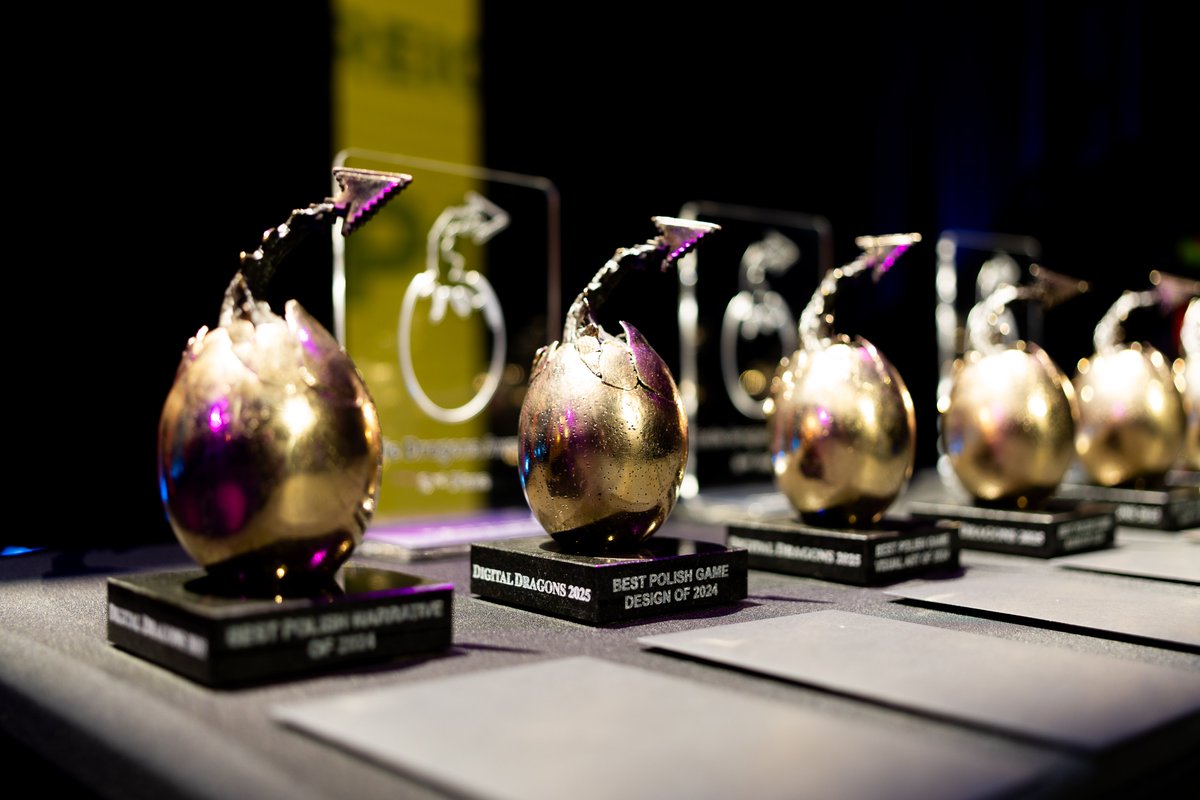 Digital_Dragons's tweet image. 🥚 What a surprise - dragon eggs everywhere!
🐉 Check out the photos of the iconic trophies from the latest edition of Digital Dragons Awards Gala, where the best Polish games of the past year battled it out for glory!
#digitaldragons